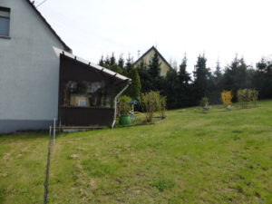 Terrassenvorbau und Garten