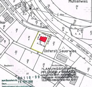 Lageplan EFH