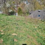 oberes Terrassen Grundstück Sicht EFH