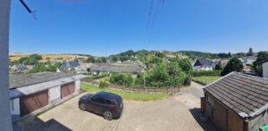 Blick vom Balkon